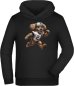 Preview: Hoodie Children's Hooded Sweatshirt - Dog in American Football Dress i500